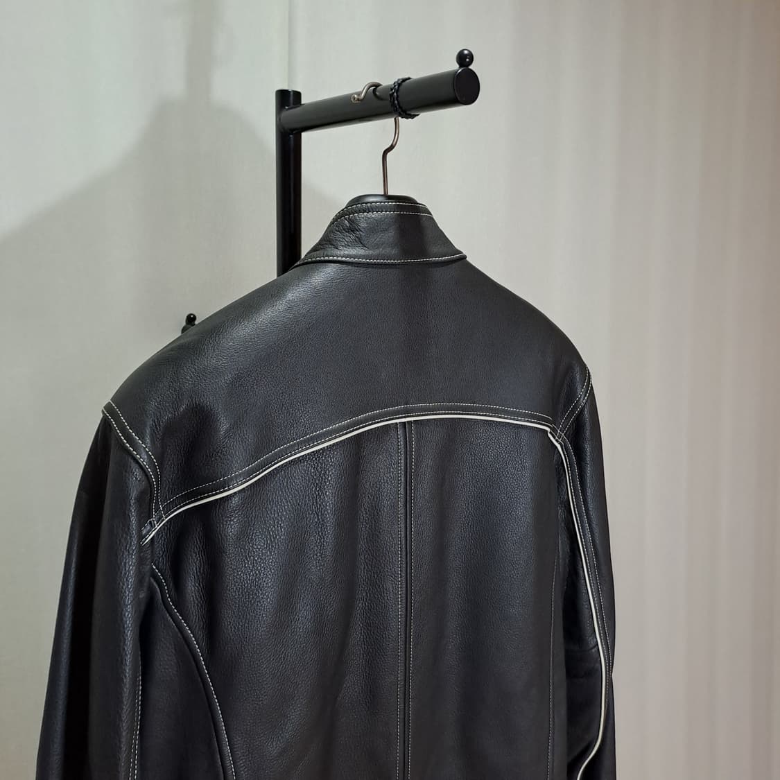 (택포) MONTANA 소가죽 바이커 자켓 100 B89 상품이미지6