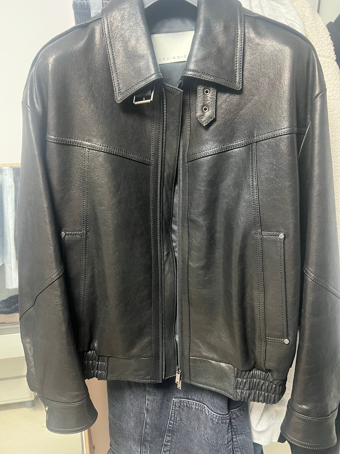 언지미크 25fw 나파슈렁큰 레더 L 상품이미지8