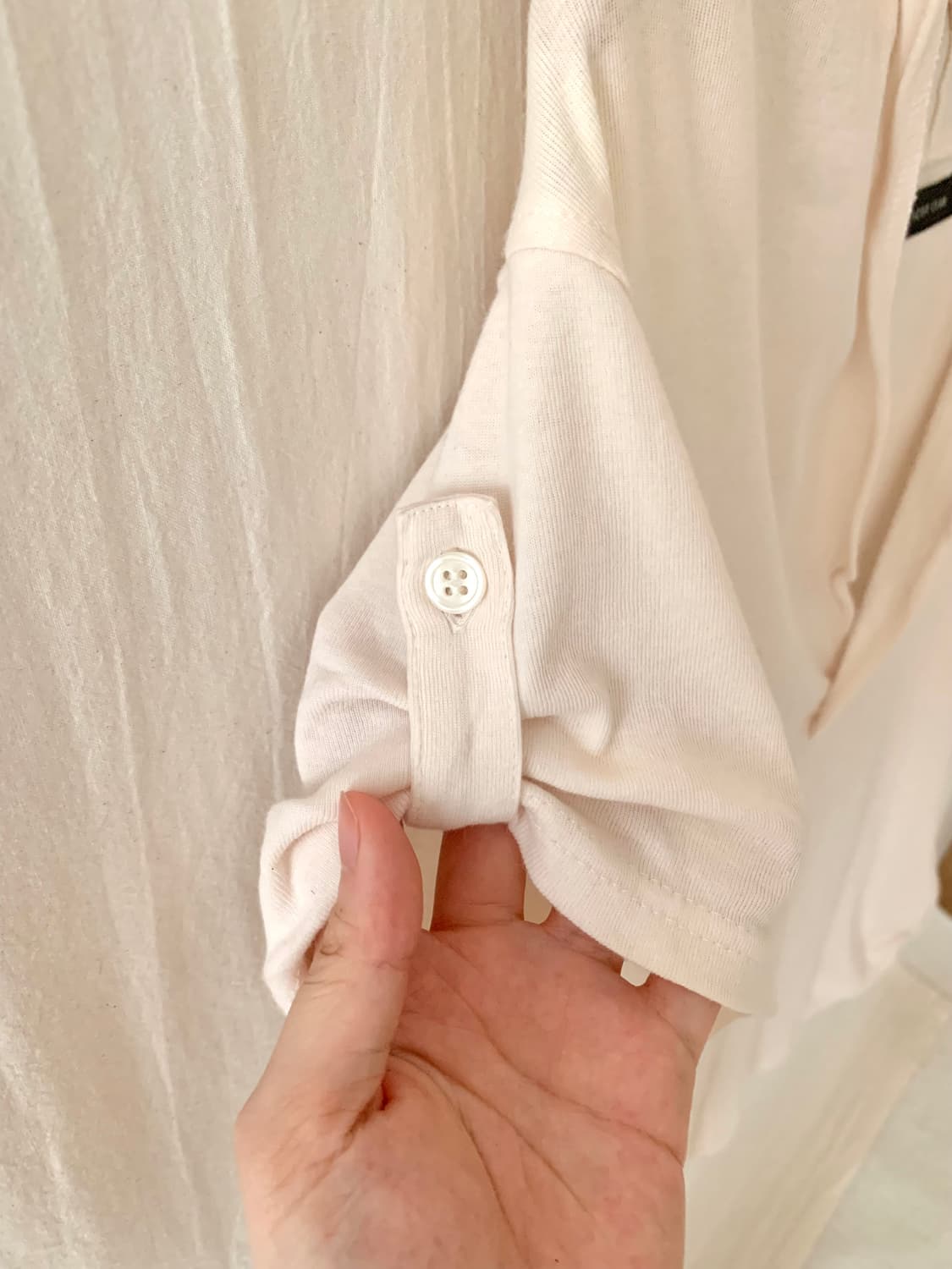 연핑크 셔링 브이넥 탑 상품이미지6