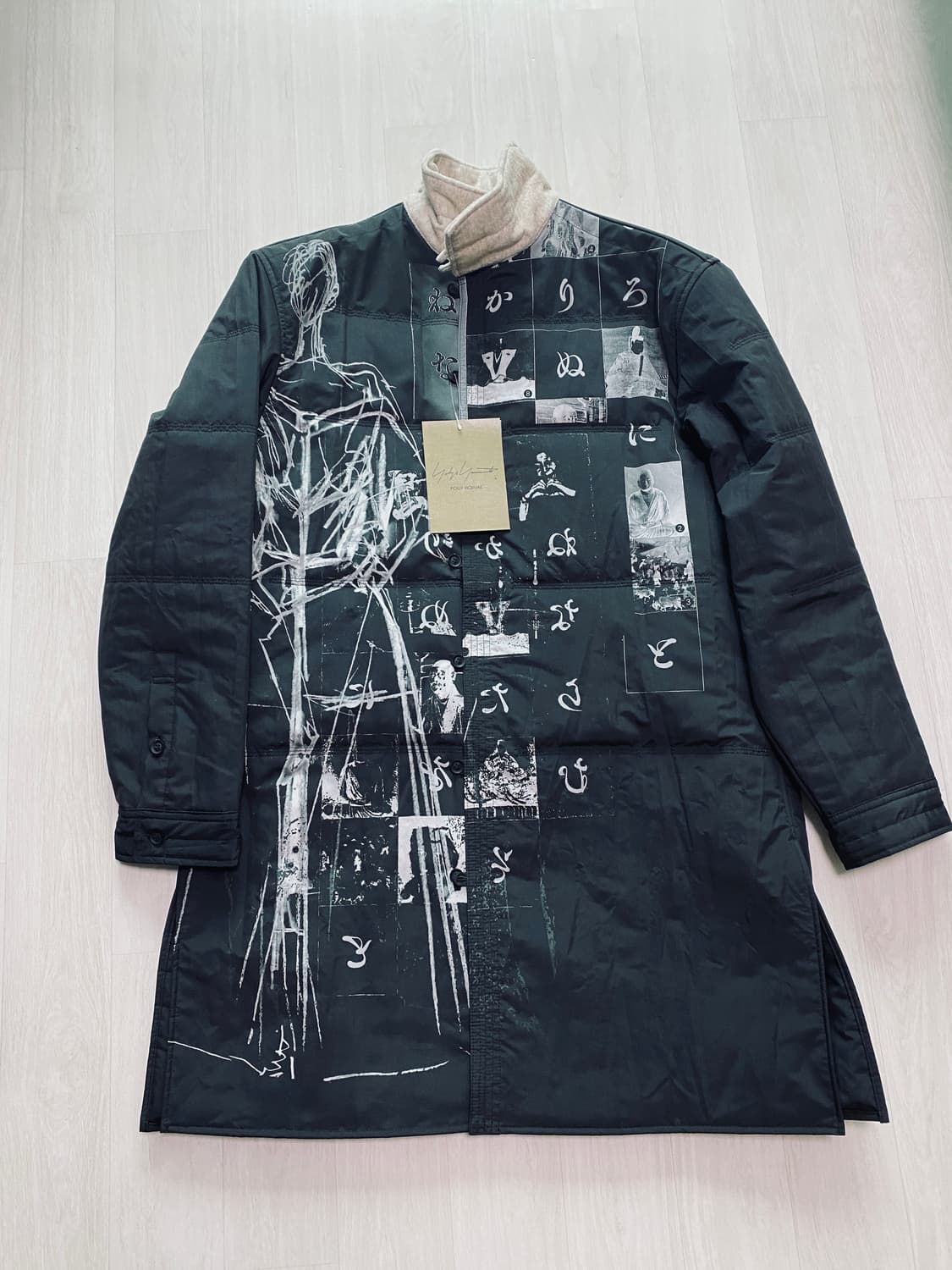 요지야마모토 뿌르옴므 25fw 패디드 셔츠 상품이미지1