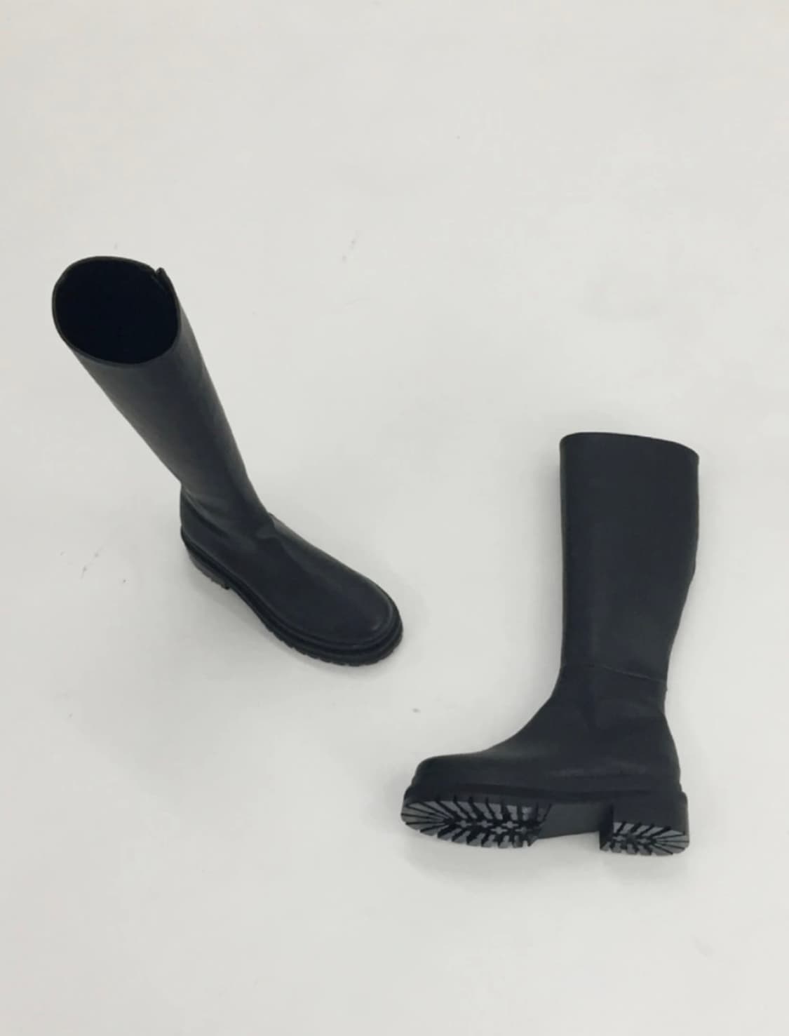 새상품) 블랙 데일리 롱부츠 245 상품이미지2