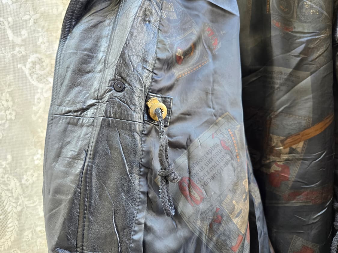 90s 양가죽 사파리 자켓 상품이미지6