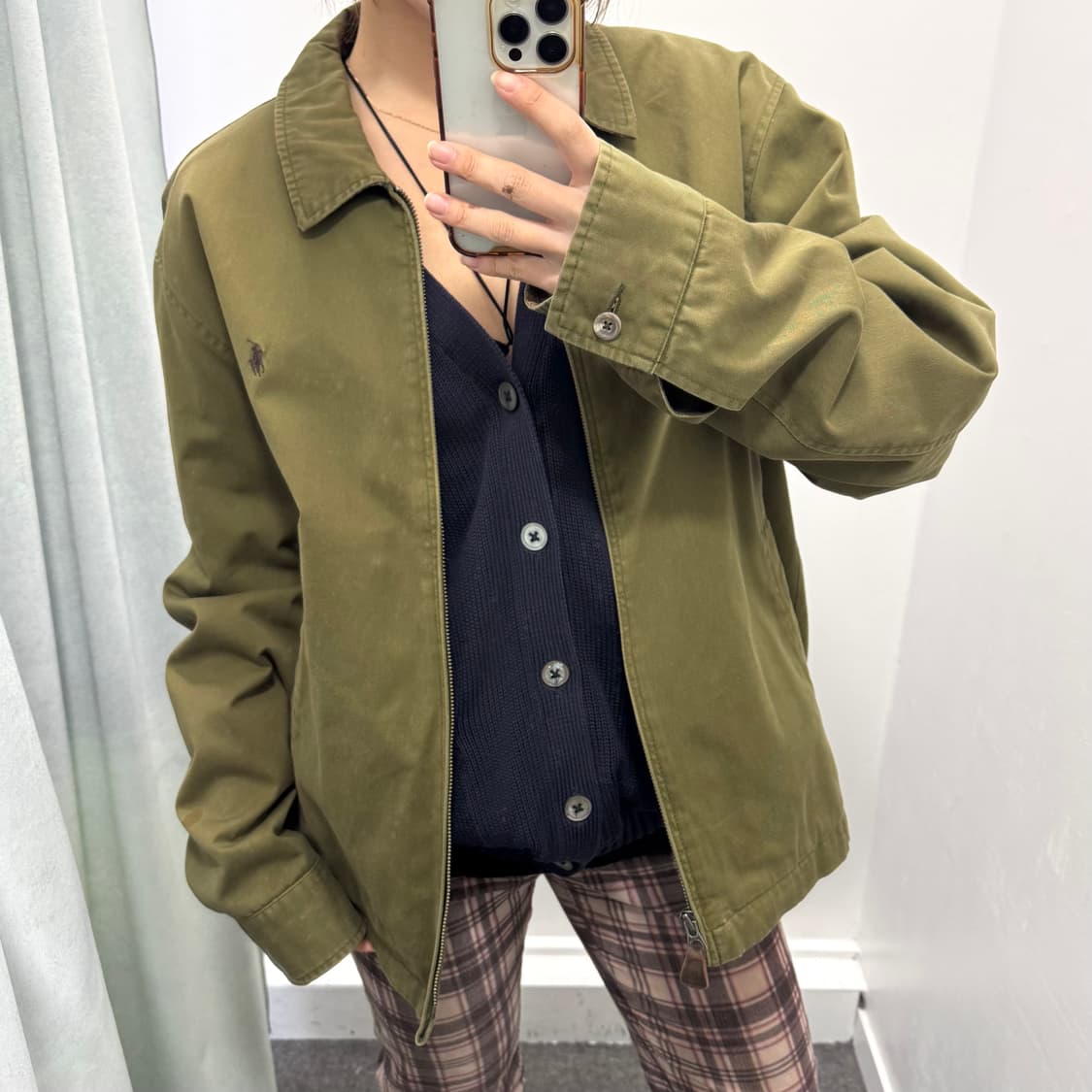 폴로 카키 스윙탑 워크자켓 상품이미지1