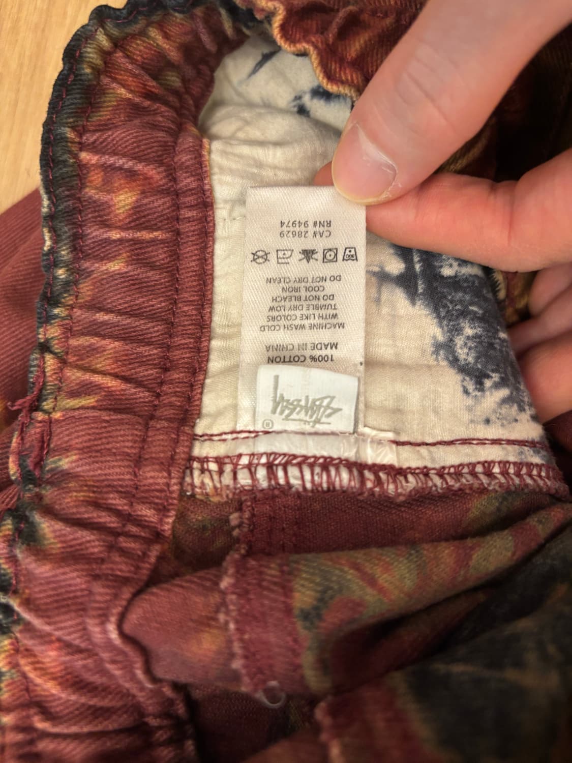 스투시 타이다이 팬츠 M 상품이미지4