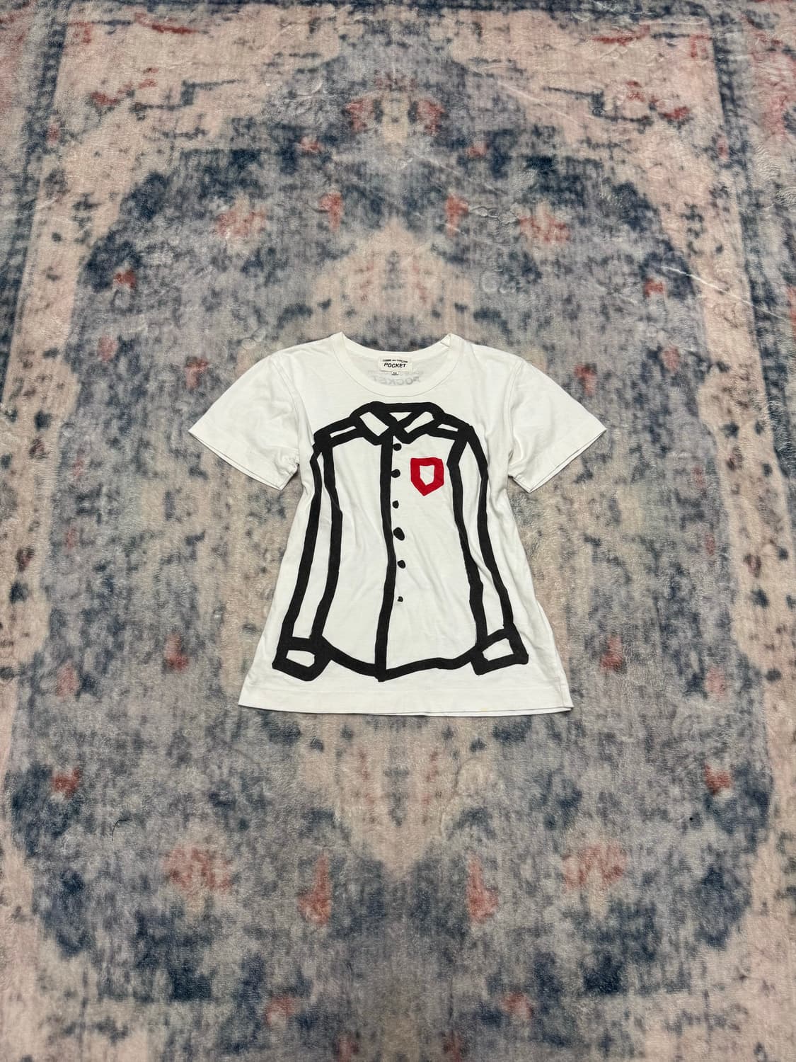 Comme des garcons pocket shirts printing 상품이미지2