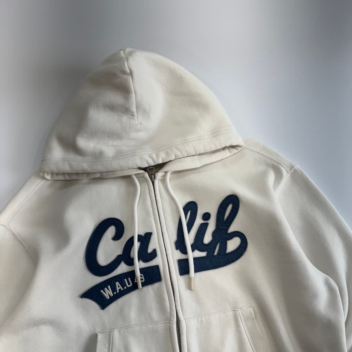Who A U 후아유 캘리포니아 아이보리 후드집업 상품이미지4