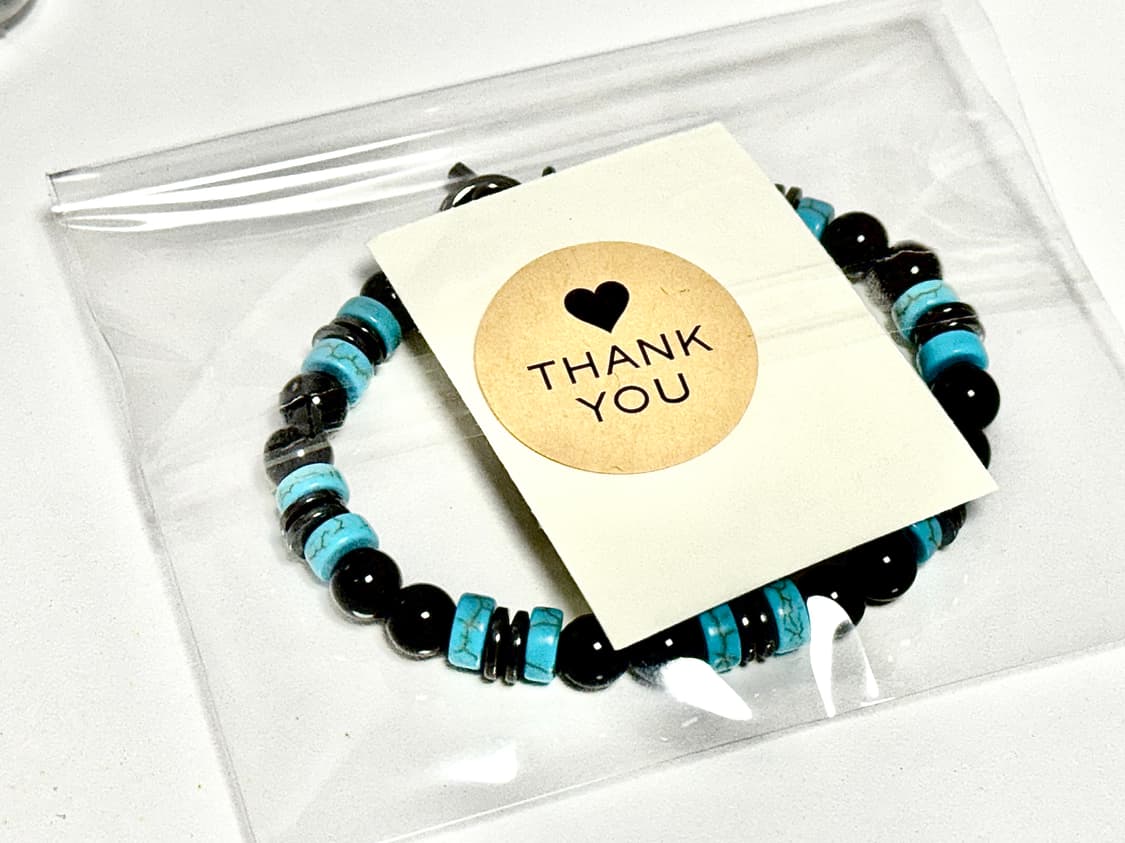 (핸드메이드) 오닉스 앤 아더 고급 원석팔찌 상품이미지3