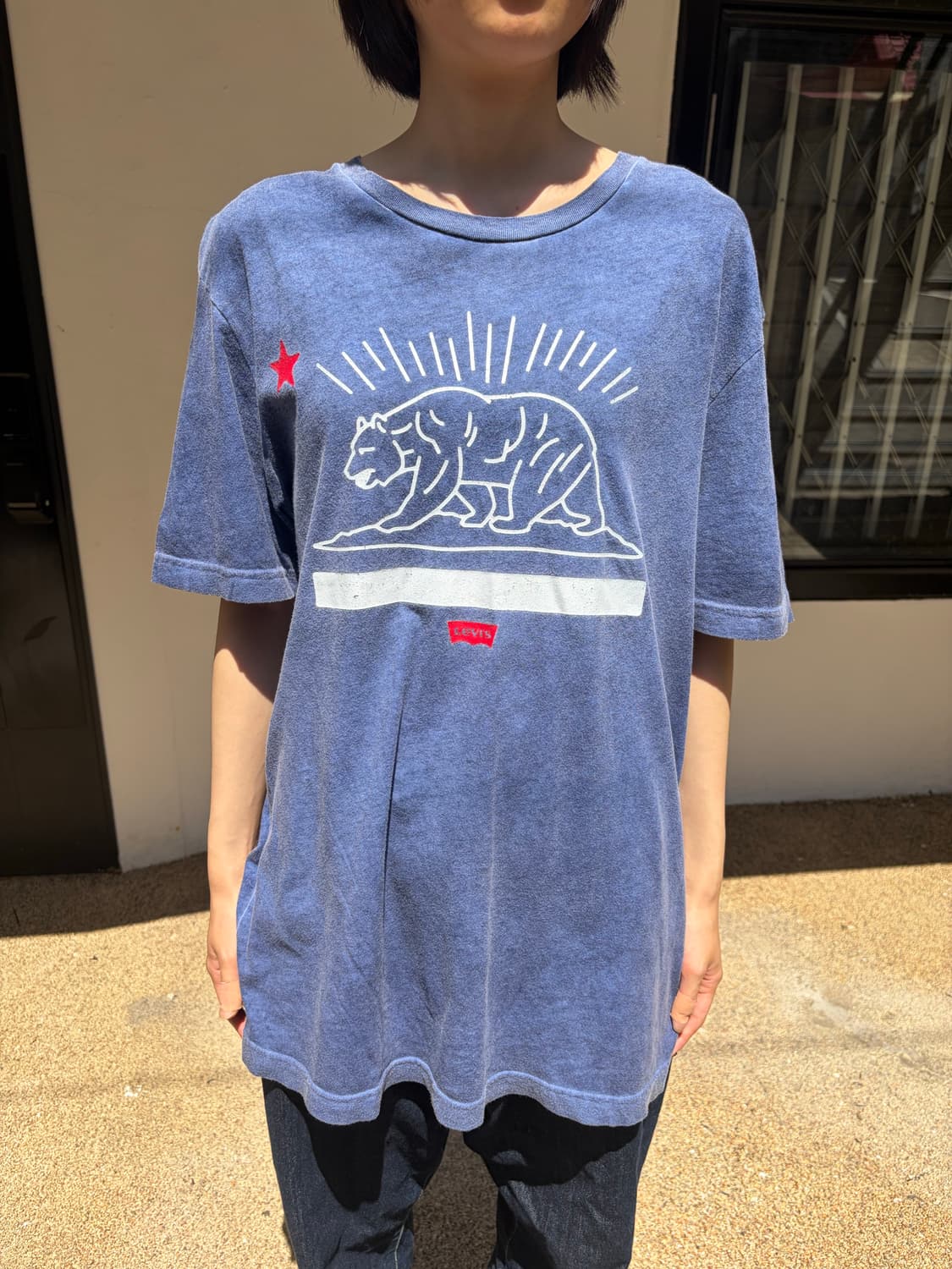 Levi's 캘리포니아 베어 워싱 반팔 티셔츠 L 상품이미지1