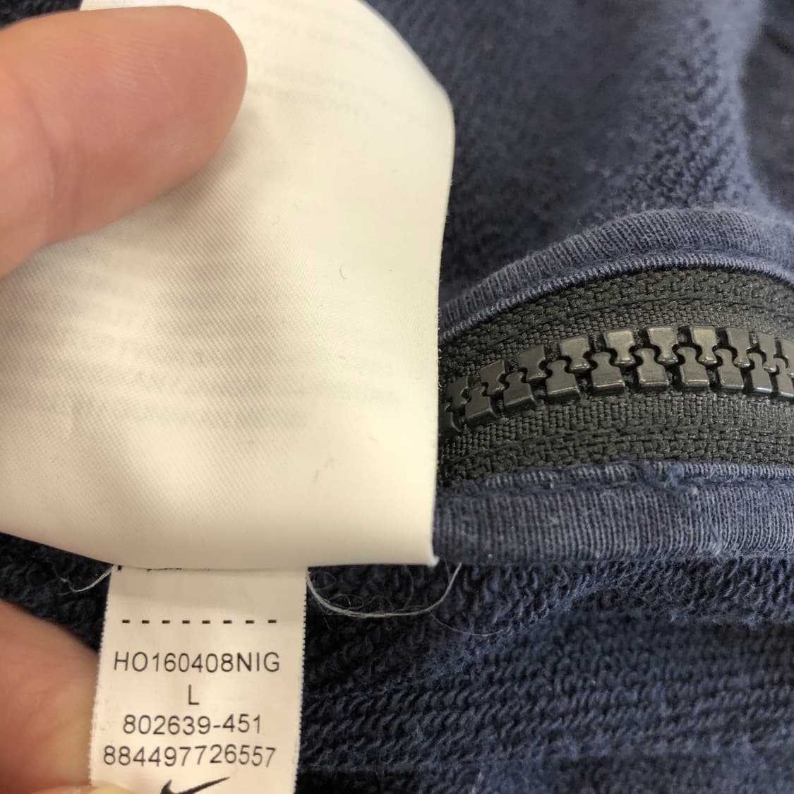 나이키 챔피언쉽 사이드지퍼후드 L  상품이미지6