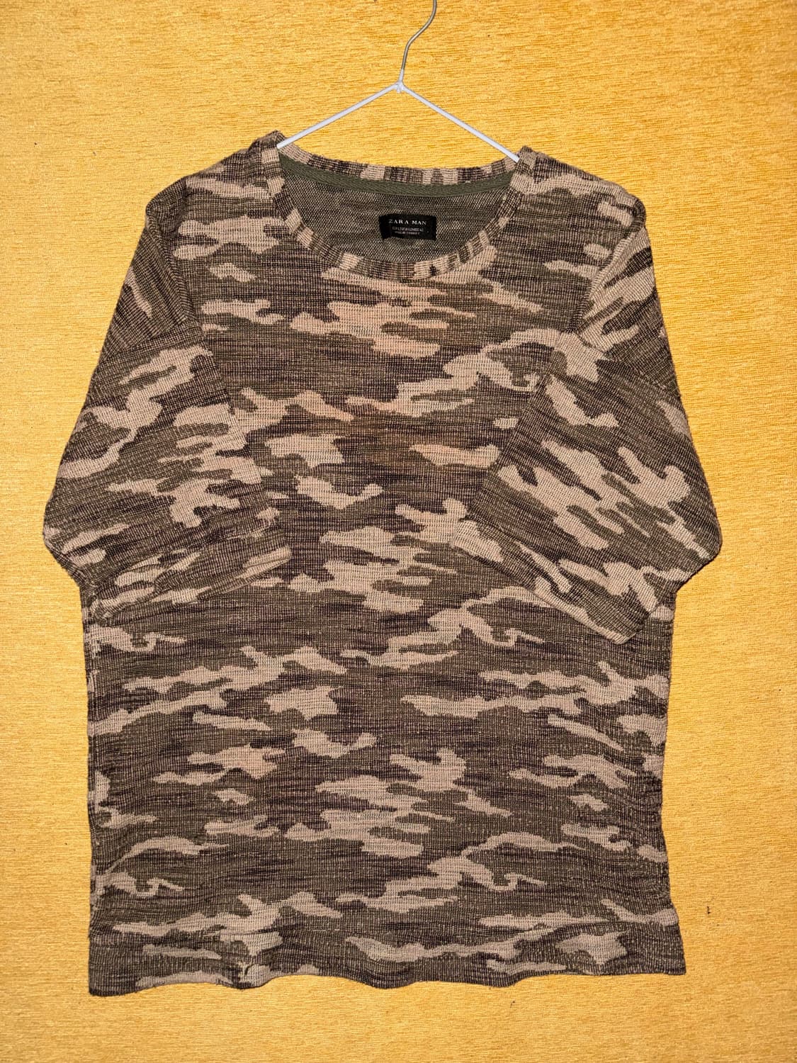 ZARA MAN 카모 반팔티 상품이미지2