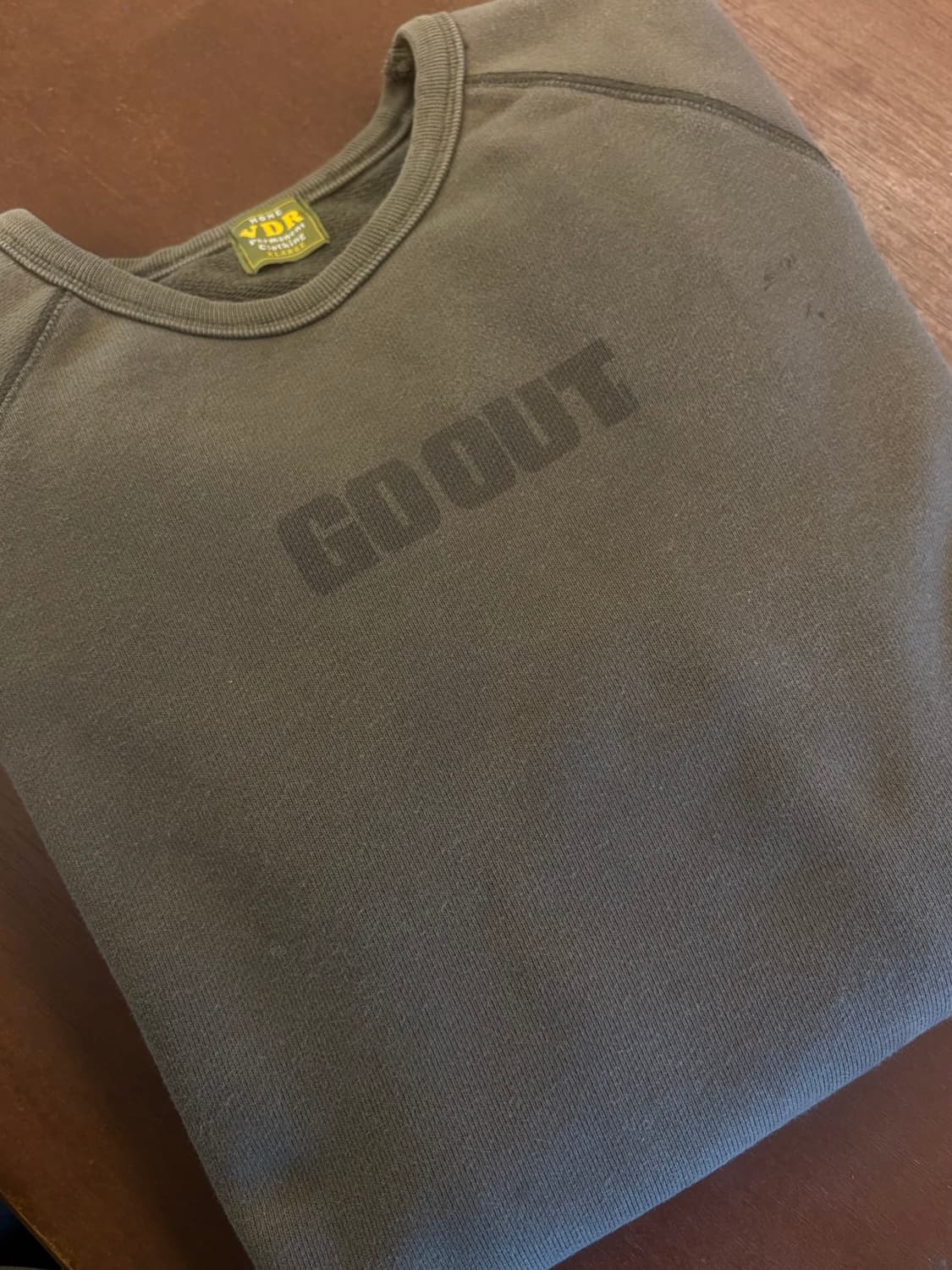 VDR 맨투맨 카키 상품이미지6