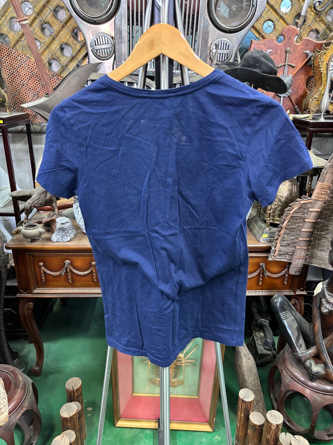 랄프 로렌 스포츠 네이비 브이넥 반팔 티셔츠 상품이미지4