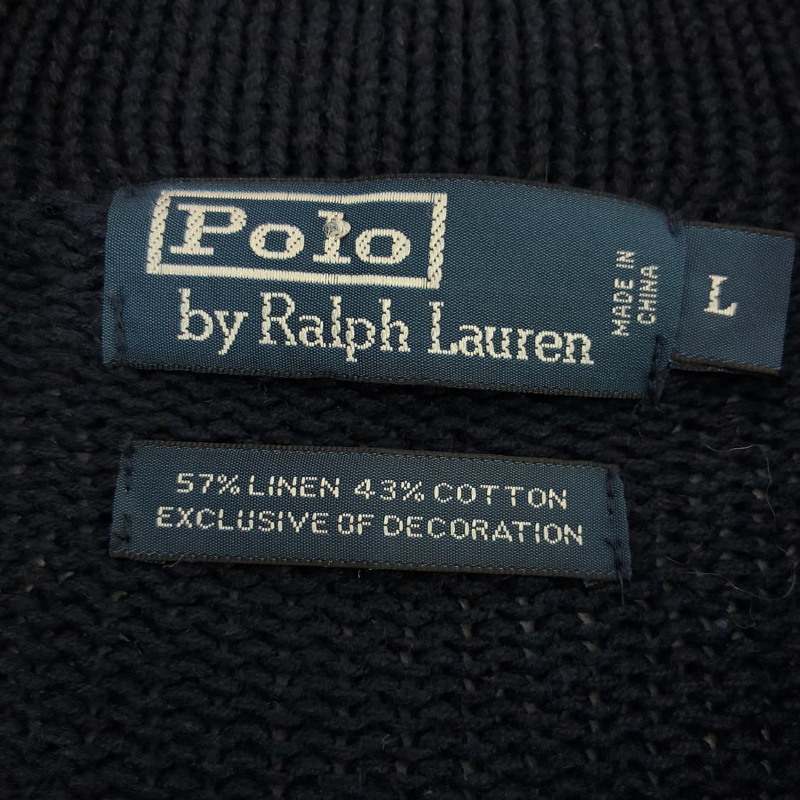 Polo  폴로 랄프로렌 90,s RL 숄카라 니트 가디건 상품이미지4