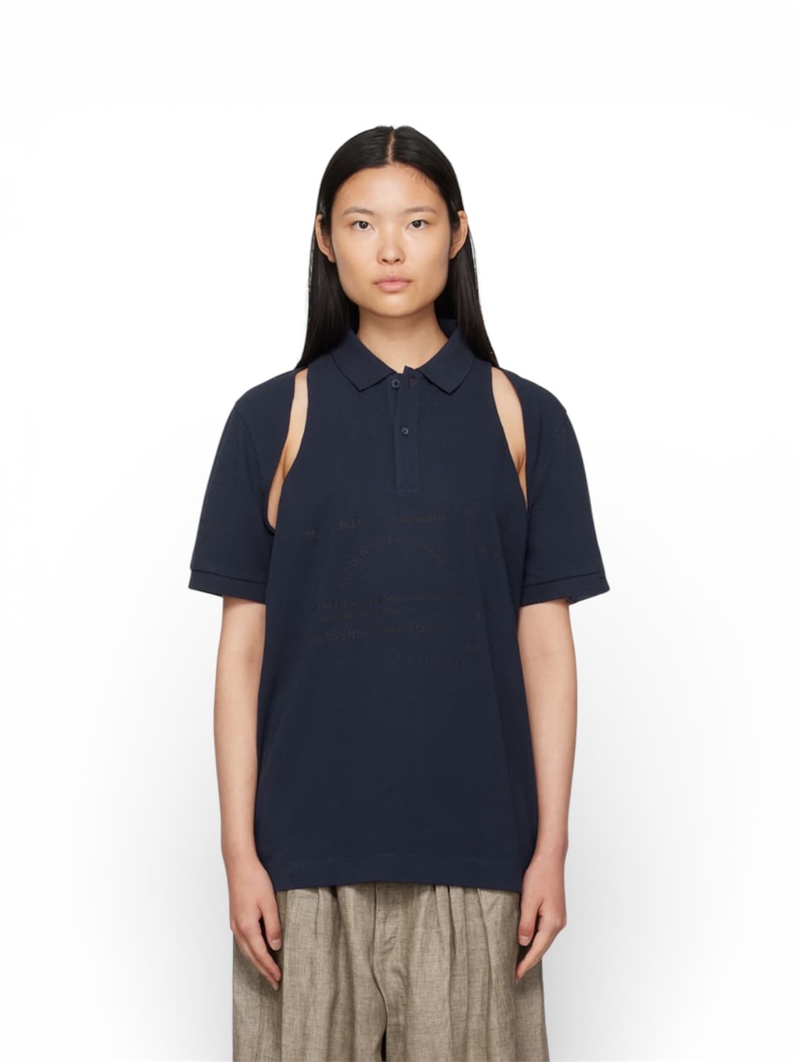 BLESS Nº68 Polo-oho / Navy Blue 상품이미지2
