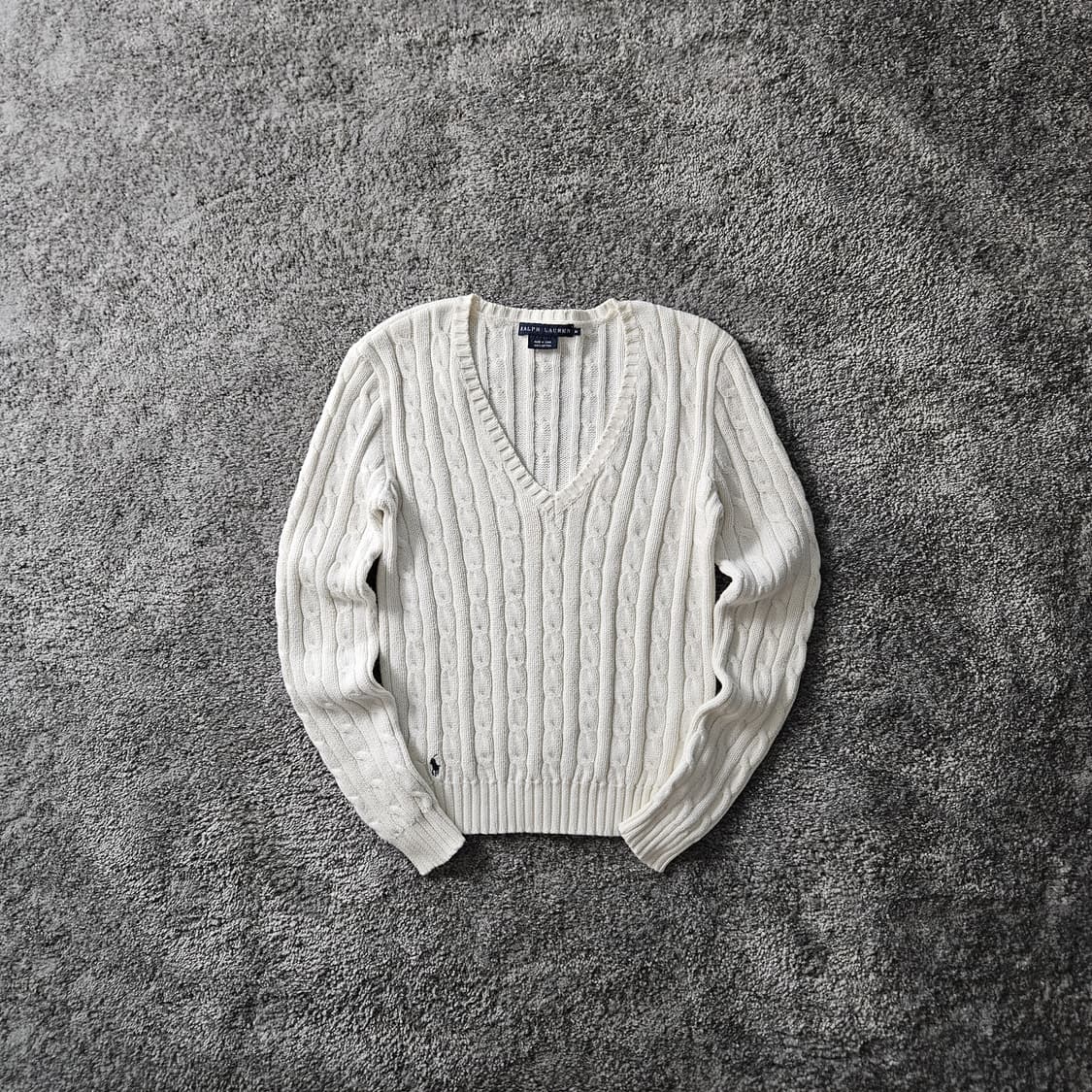 [무료배송] RALPH LAUREN 케이블 니트 스웨터 상품이미지1