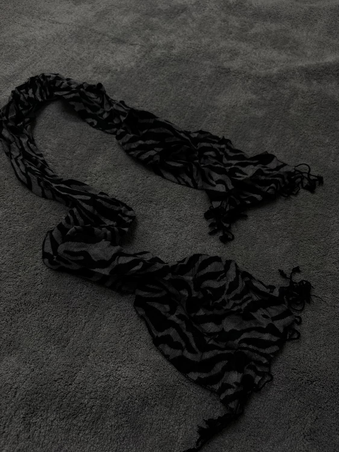 Vintage V-kei,punk leopard muffler 상품이미지1