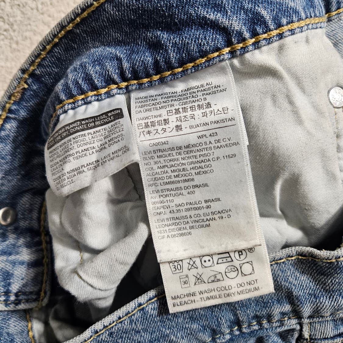 리바이스 502 데님 34 32 상품이미지7
