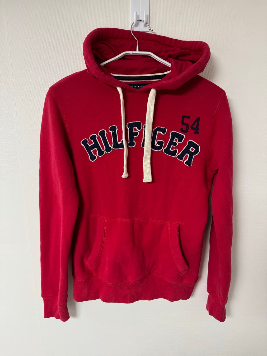 Xs) 타미힐피거 레드 후드티 상품이미지1