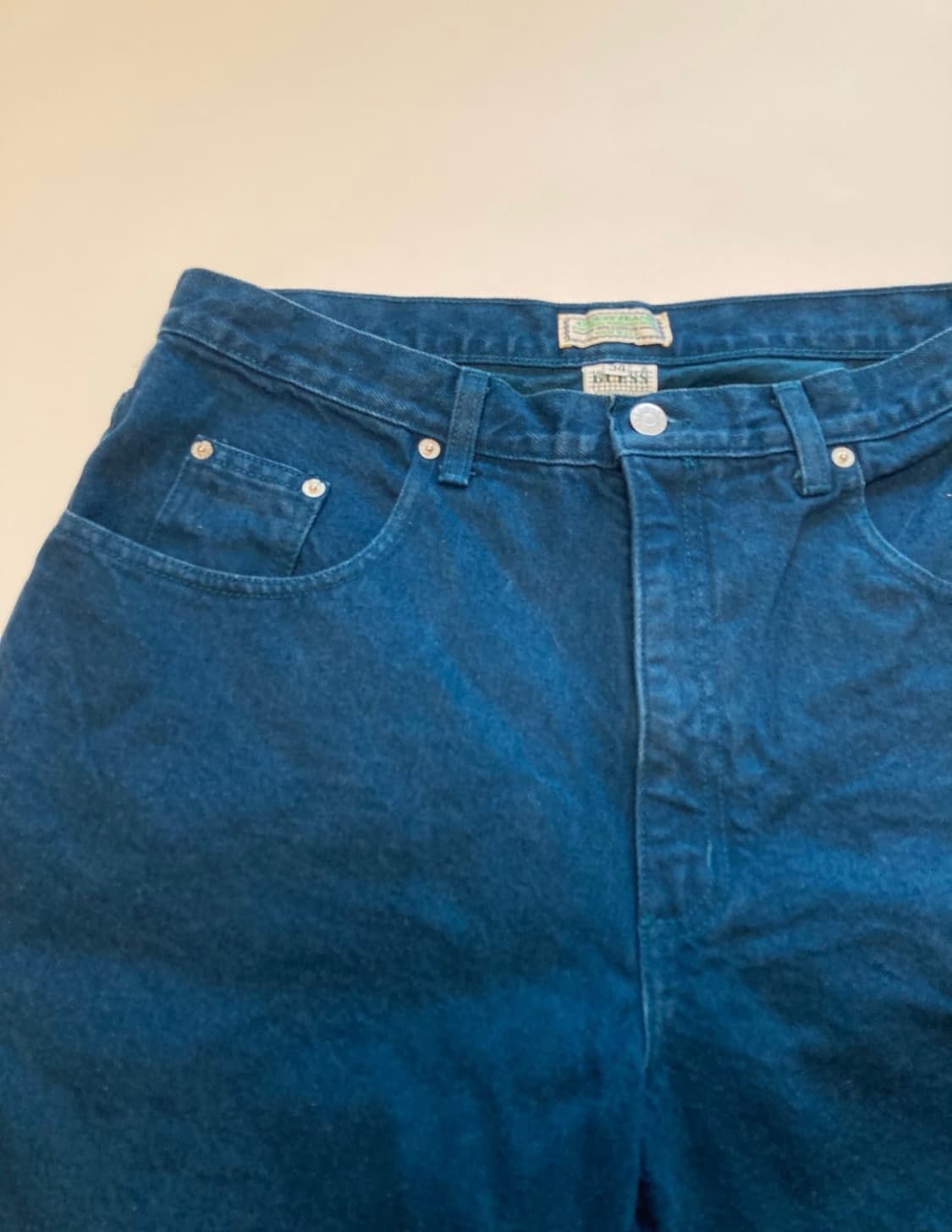90s guess usa made 다잉 데님 숏츠 상품이미지2