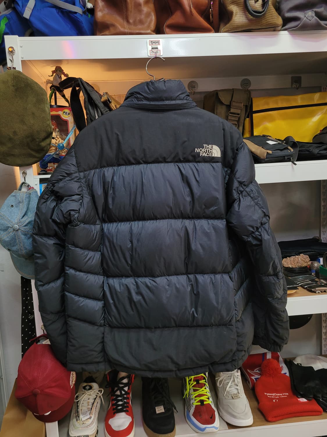 노스페이스 700 블랙 진네이비 패딩 상품이미지4