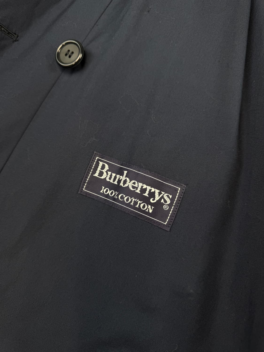 버버리 더블 트렌치코트 / 네이비 상품이미지8