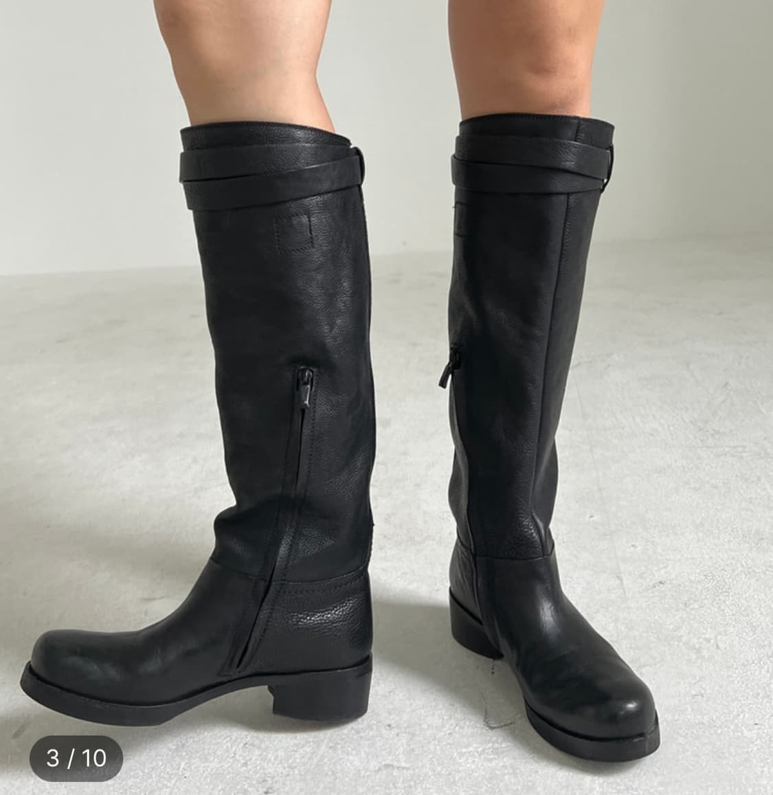 costume national 코스튬네셔널 롱부츠 37사이즈 상품이미지3