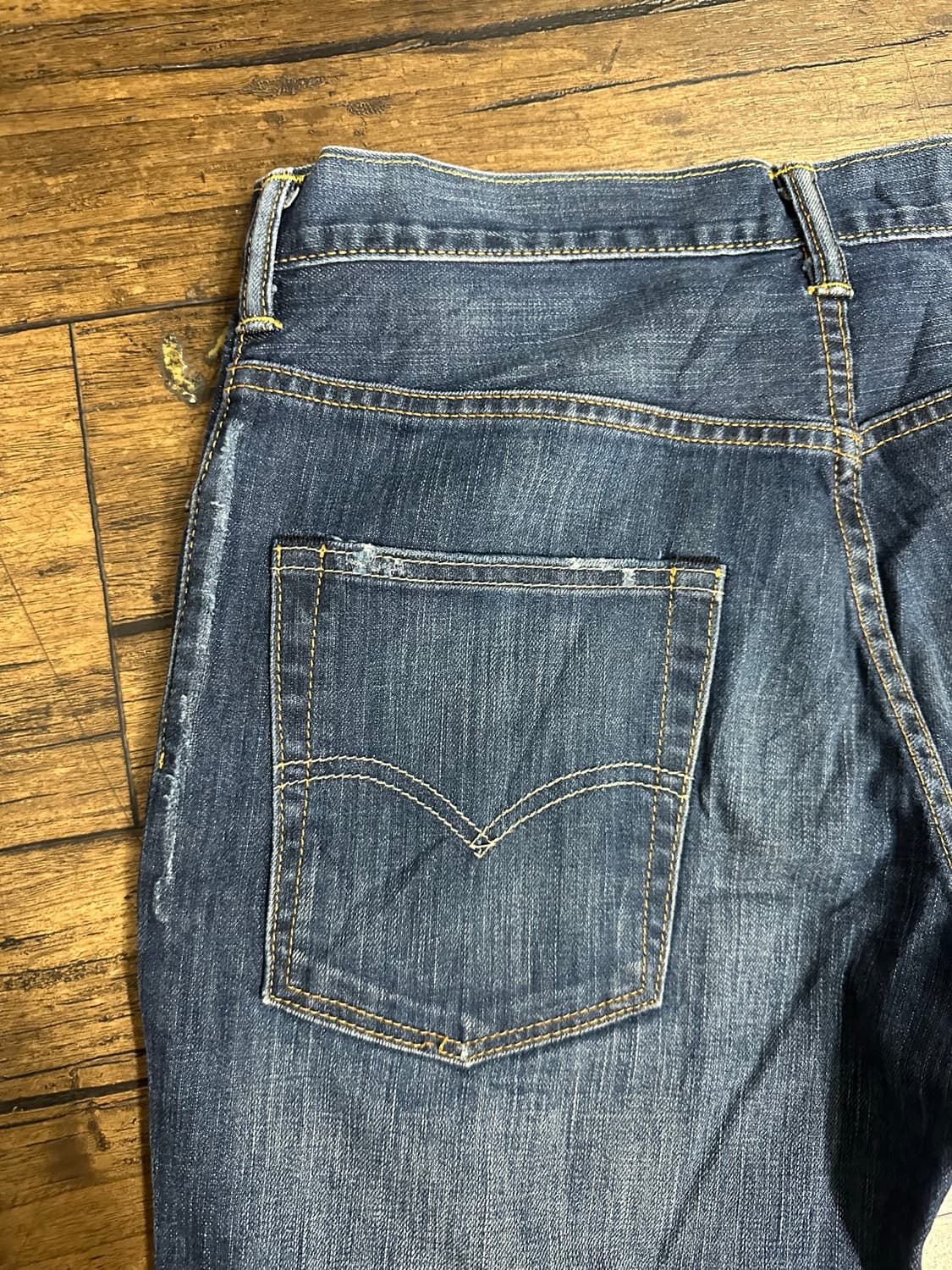 리바이스(LEVIS) 551 레드탭 워싱 데님팬츠 W32 상품이미지3