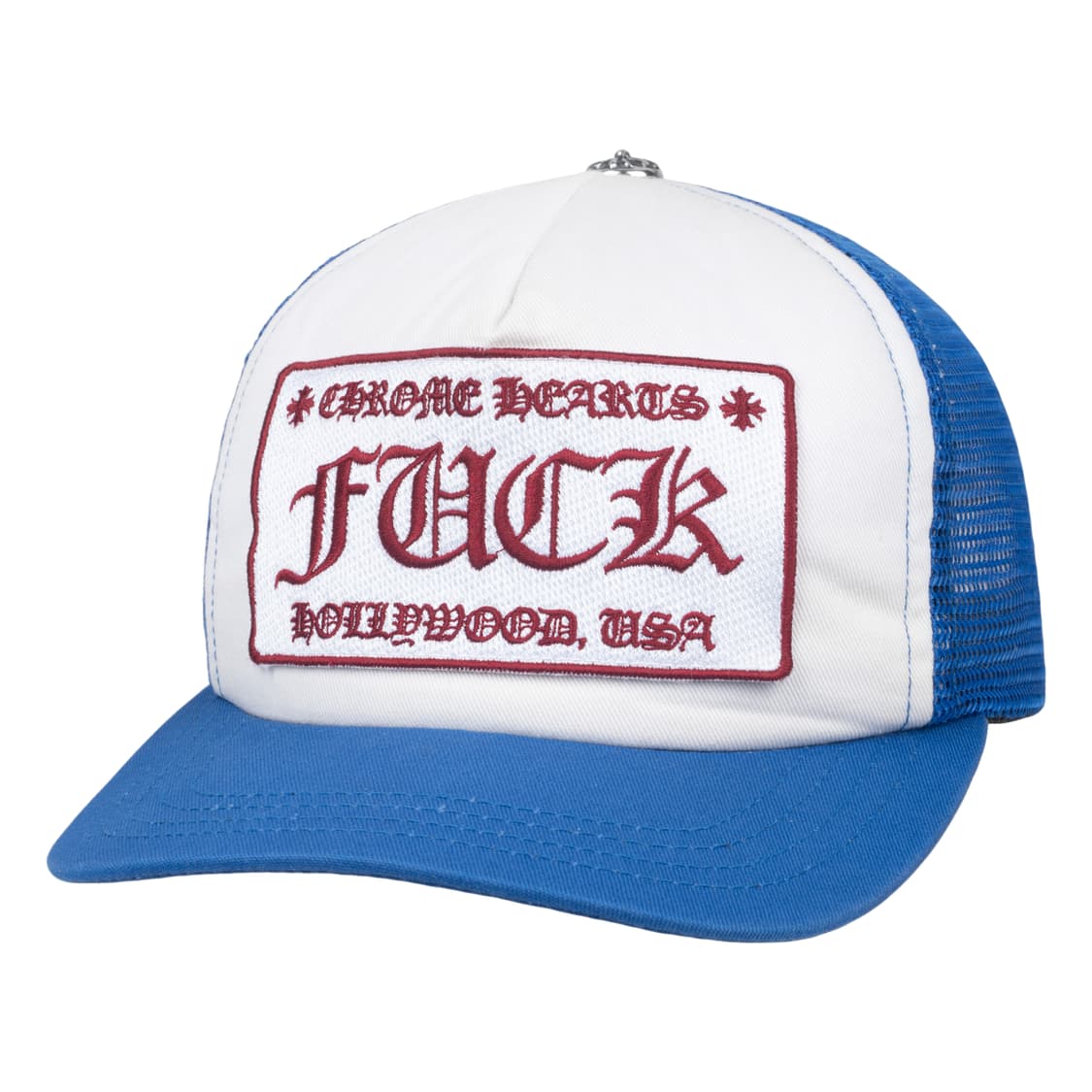 크롬하츠 CH 할리우드 트러커 캡 블루/화이트 상품이미지1