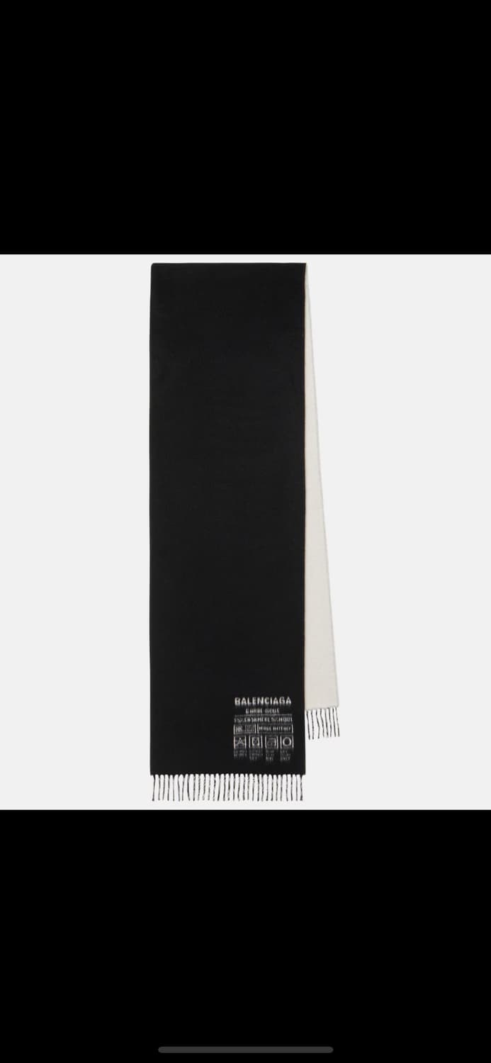 발렌시아가 캐시미어 울 스카프 상품이미지1