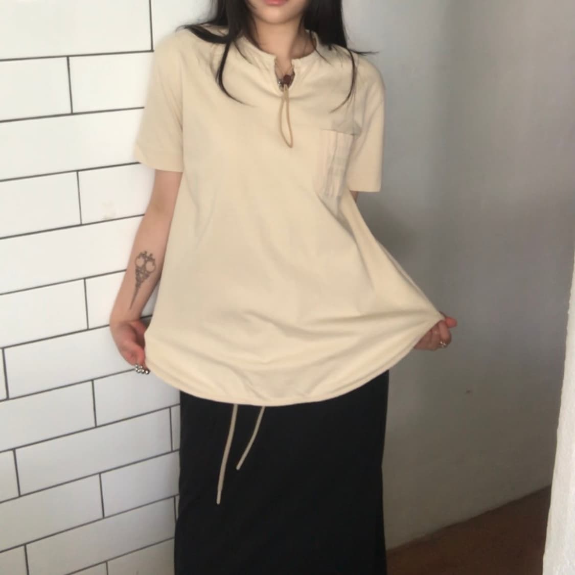 ISSEY MIYAKE(이세이미야케) 포켓 반팔 티셔츠 / M 사이즈 상품이미지2