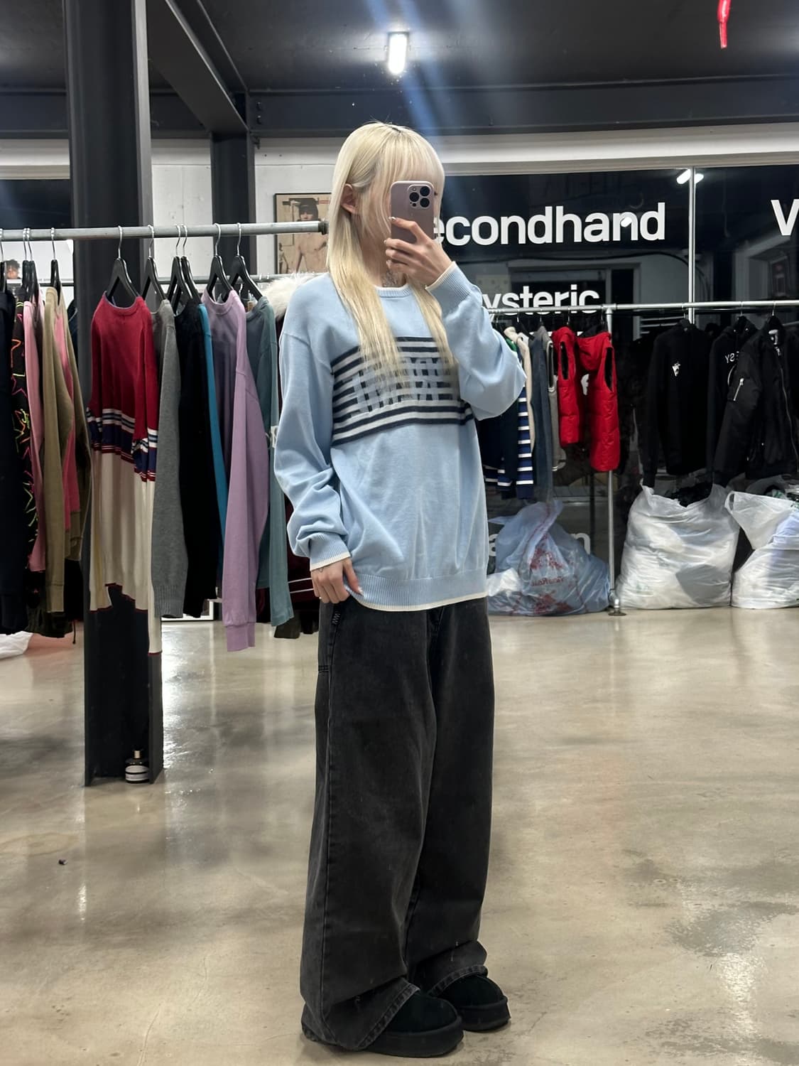  슈프림 20SS 체스트 스트라이프 니트 상품이미지2