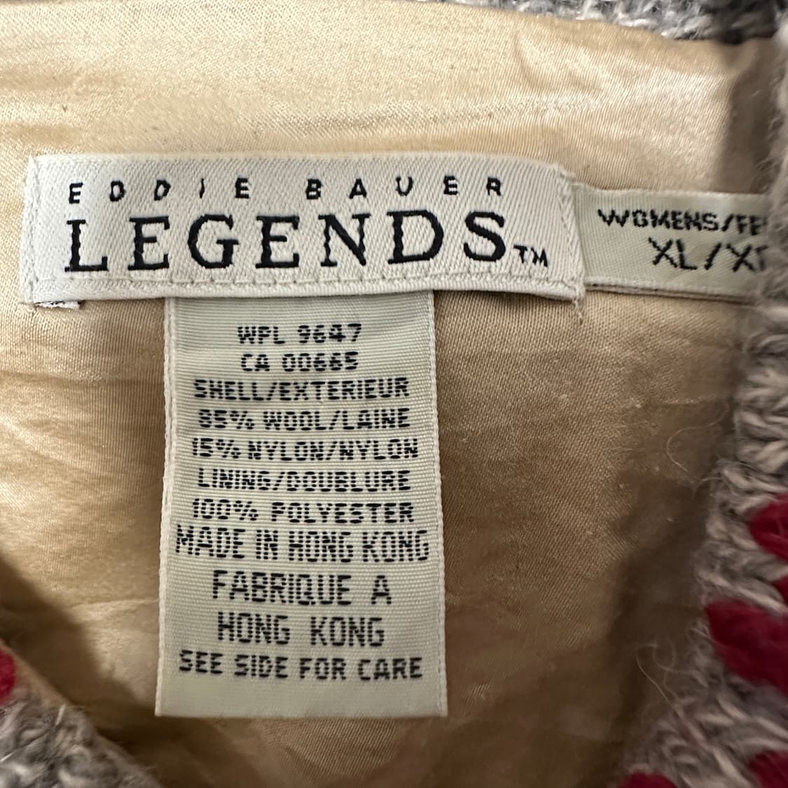 EDDIE BAUER legends women wool knit zip 상품이미지4