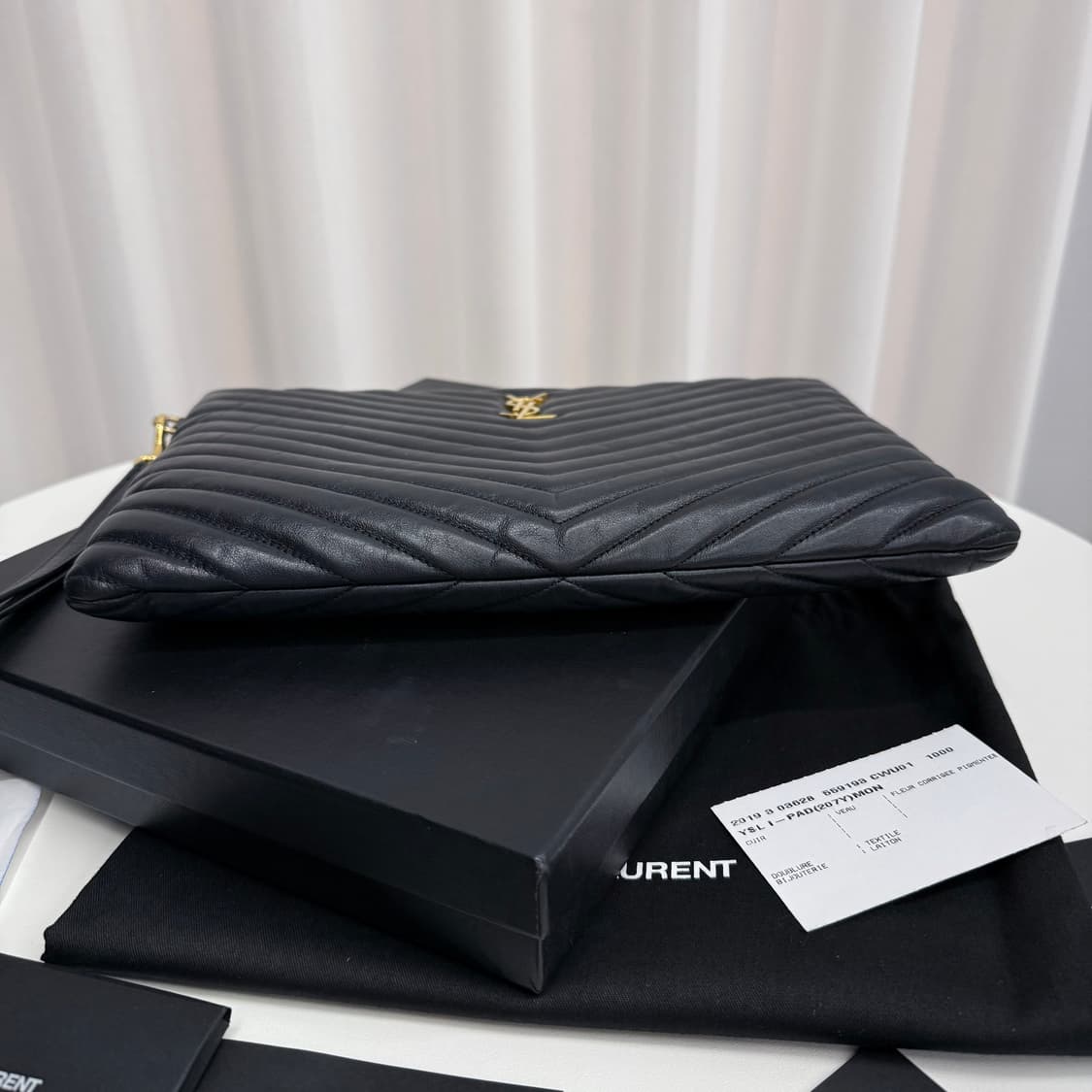 [풀박스] 생로랑 마틀라세 미디움 클러치 상품이미지5