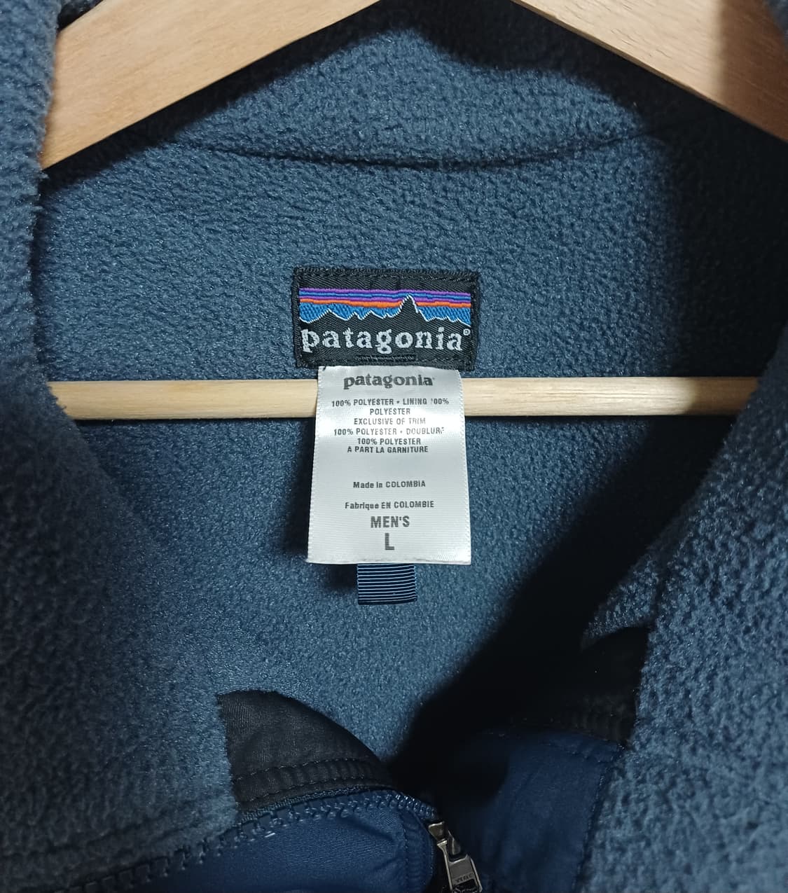 [L] 파타고니아 쉘드 신칠라 봄버 자켓 다크 네이비 상품이미지4