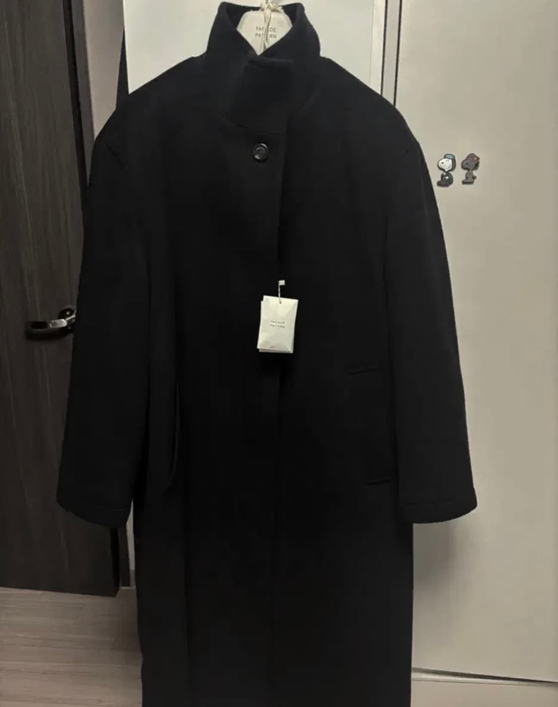 파사드패턴 캐시미어 하이넥 코트 상품이미지3