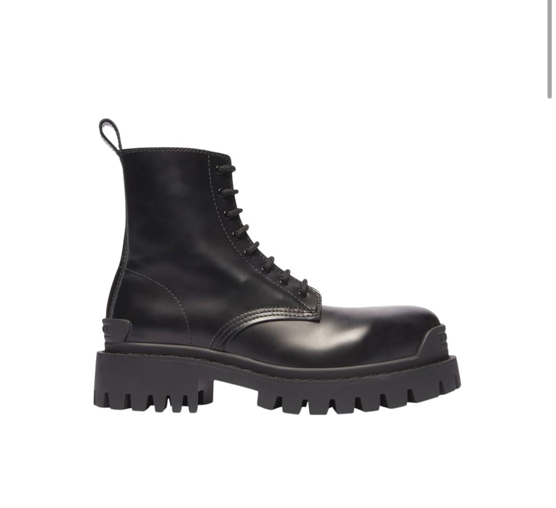 발렌시아가 스트라이크 레이스업 부츠 39 상품이미지1