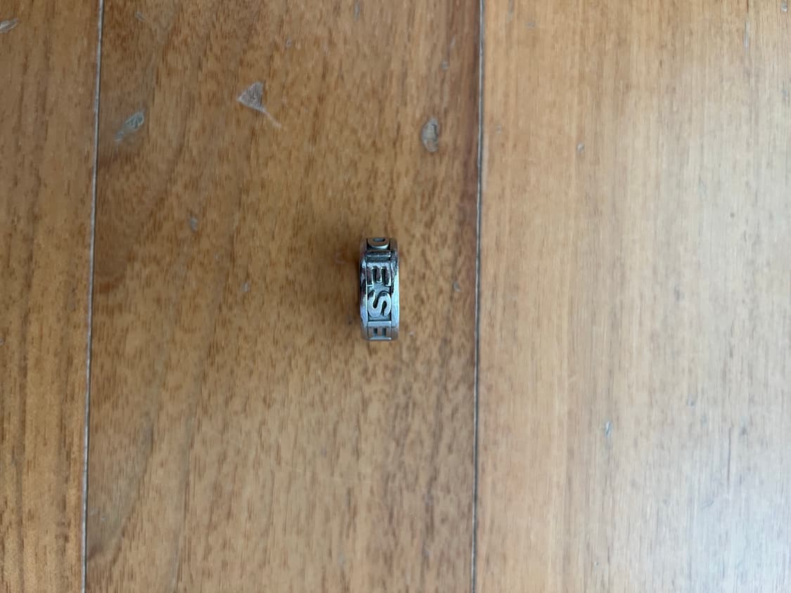 디젤 레터링 반지 us 8 상품이미지1