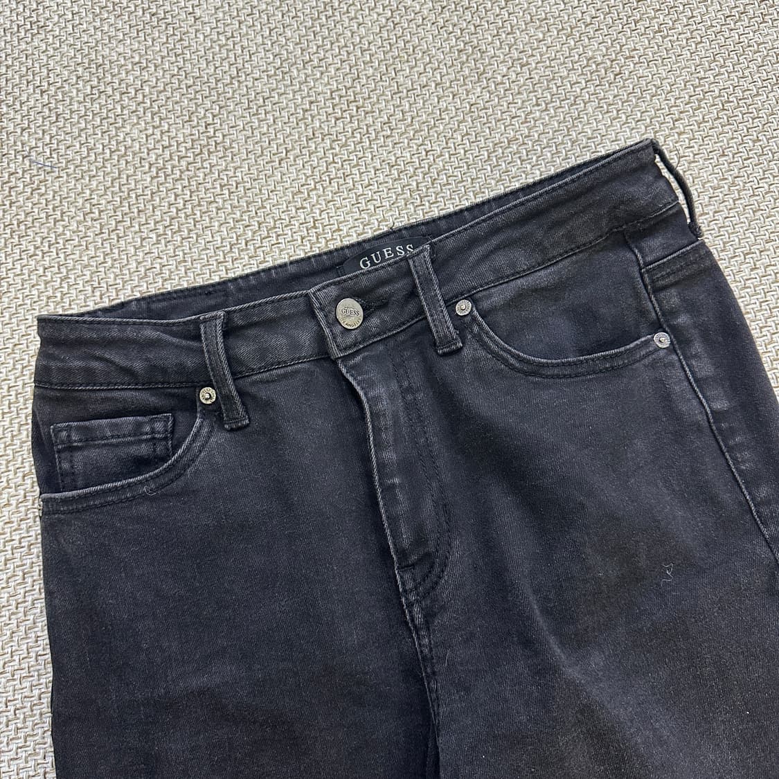 70 게스 블랙 진 부츠컷 팬츠 0401D 상품이미지4