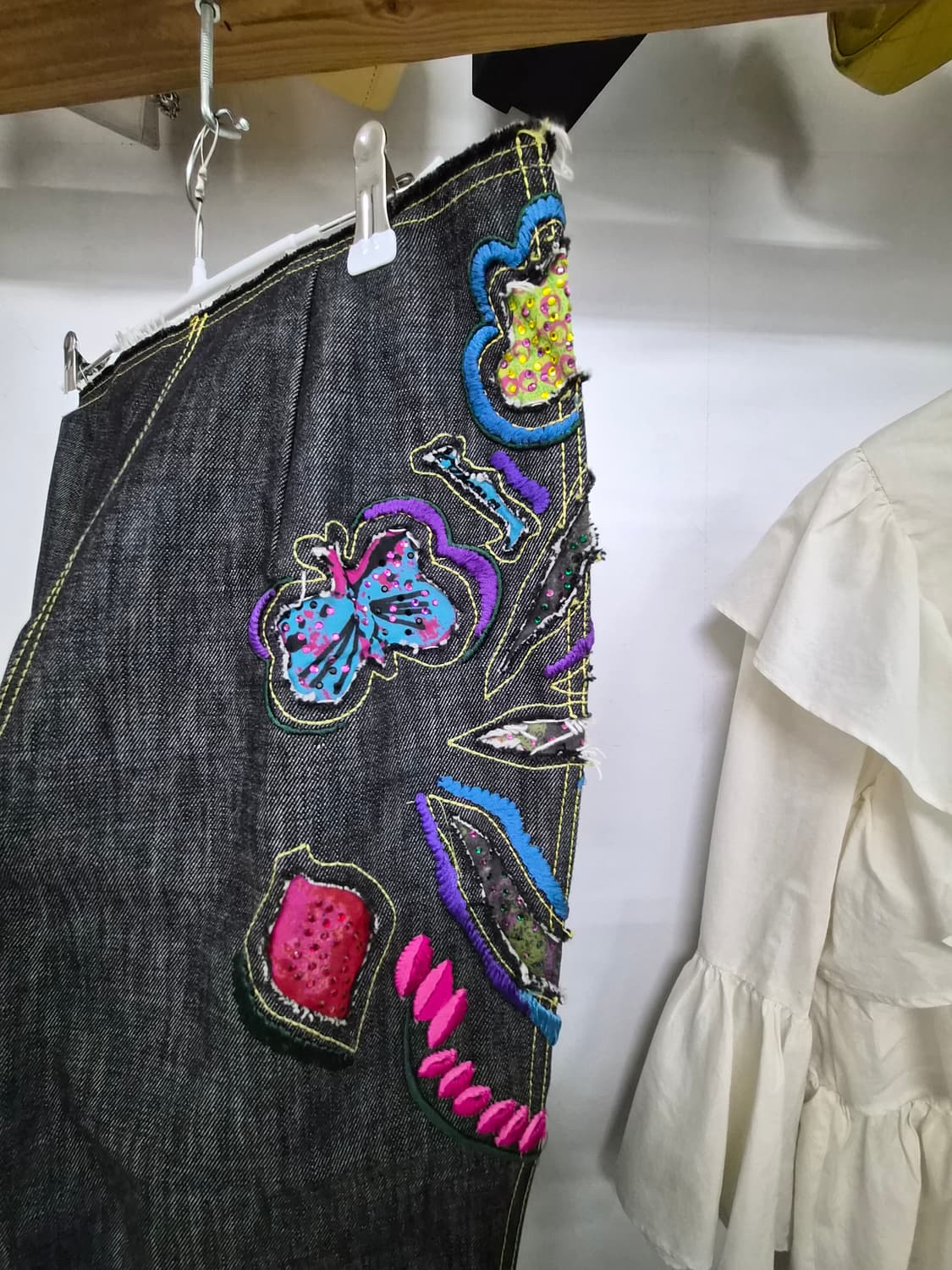 이태리제조정품 리미티드아이스버그 자수데님 상품이미지5