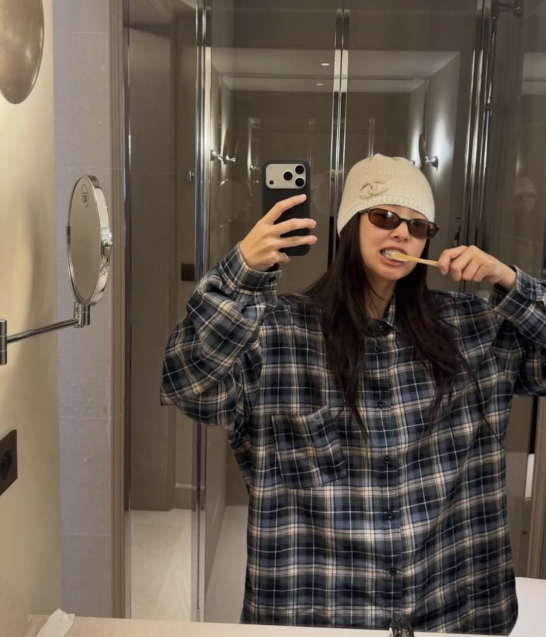 Chimi edith 다크브라운 선글라스 새상품 (제니착용) 상품이미지1