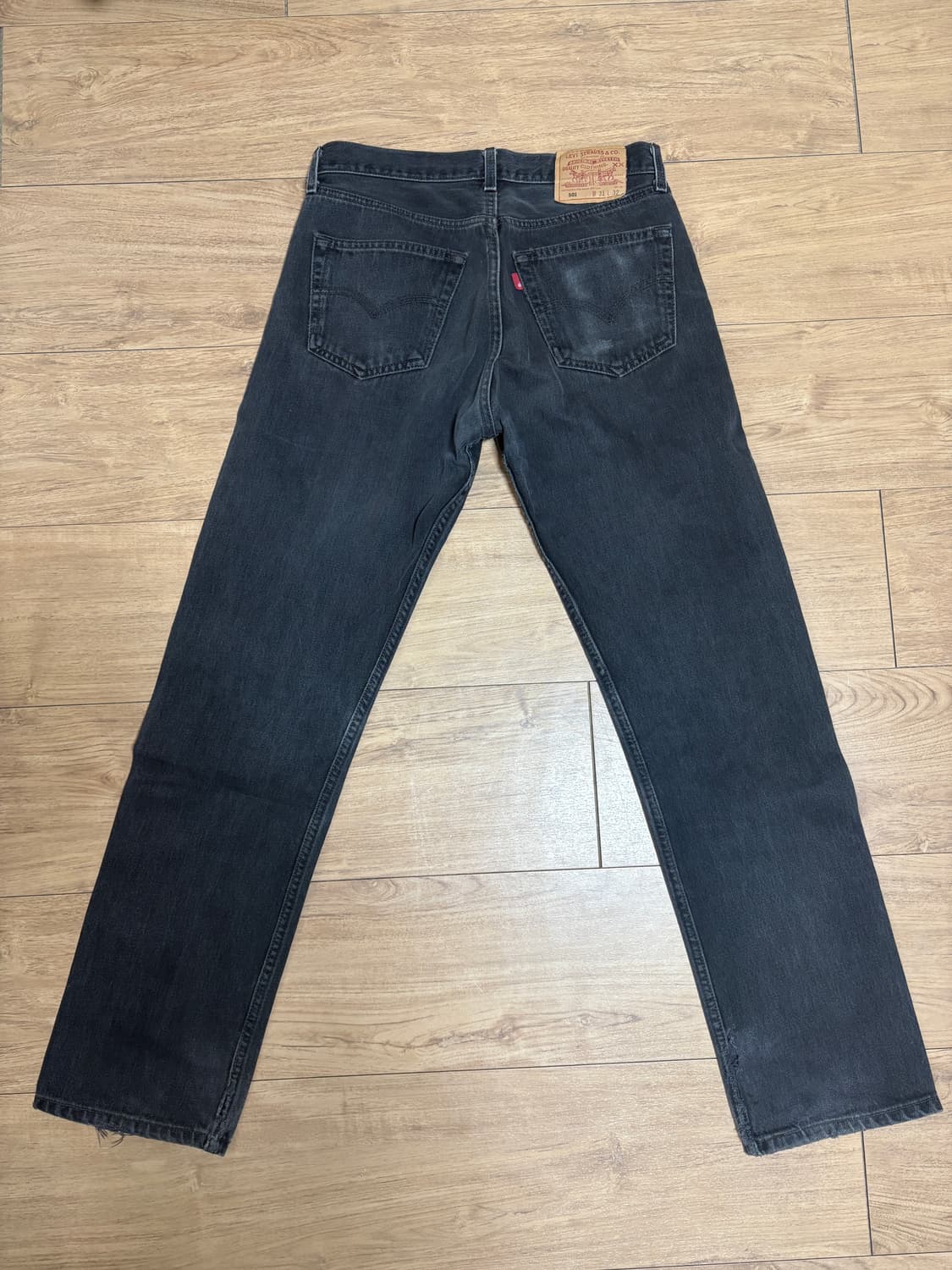 빈티지 리바이스 501 90-00s 흑청데님 상품이미지2