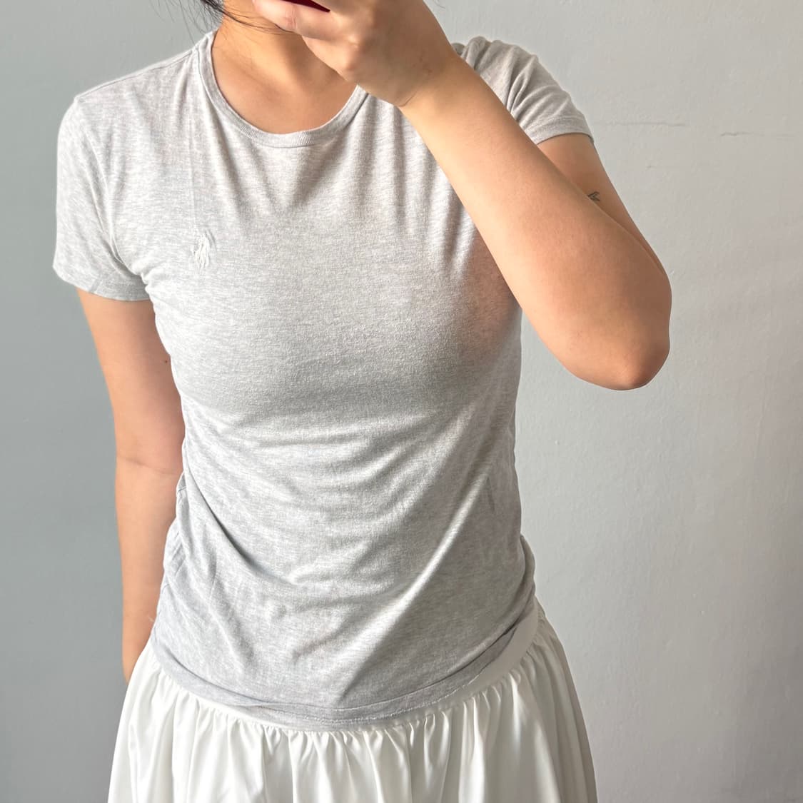 [M] 폴로 그레이 반팔티 상품이미지1