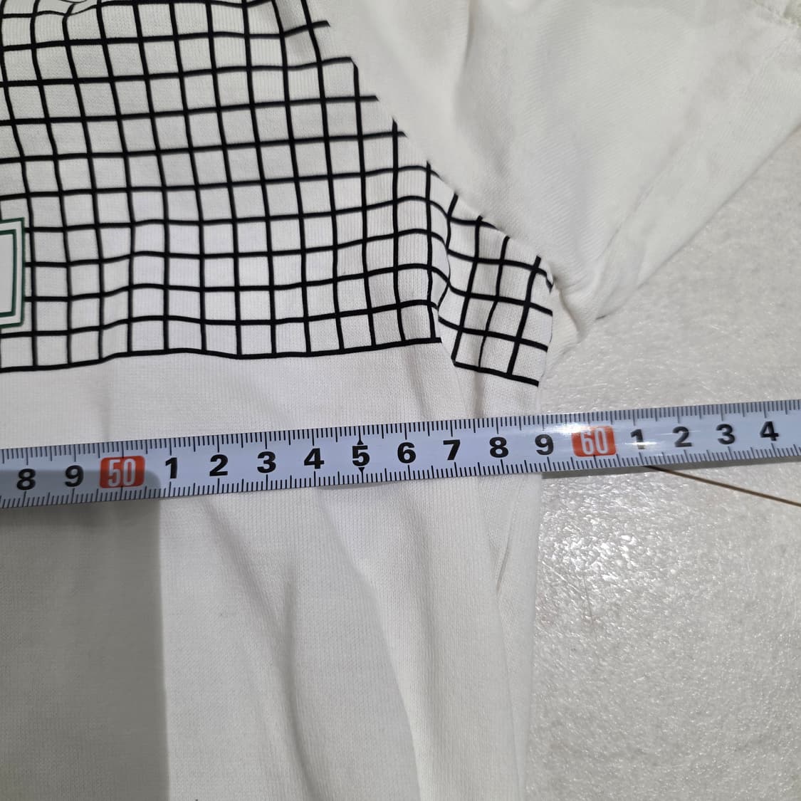 라코스테 화이트 루즈핏 반팔티 L(105) 상품이미지10