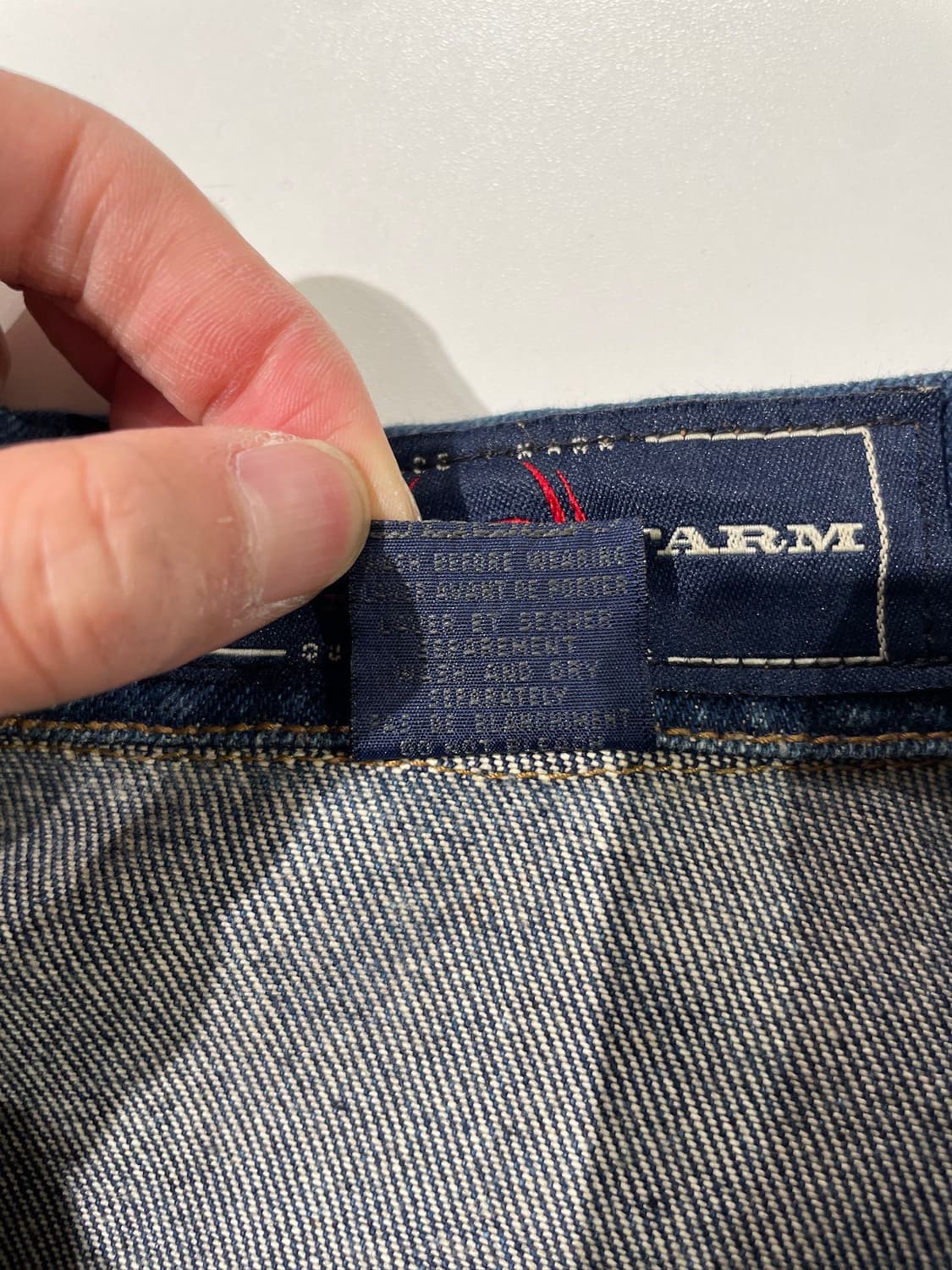 팻 팜 진청 워크 오버 데님 셔츠 자켓 상품이미지8