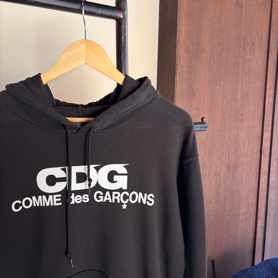 15479 - 꼼데가르송 블랙 CDG 후드티 상품이미지3