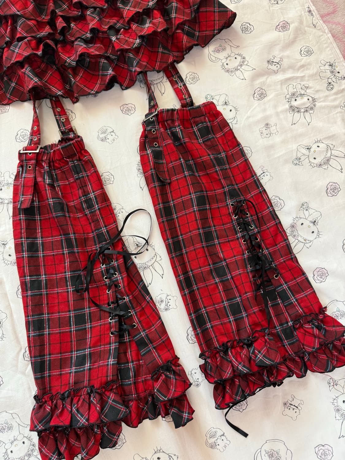 Bodyline 바디라인 레그워머 스커트 (펑크) 상품이미지4