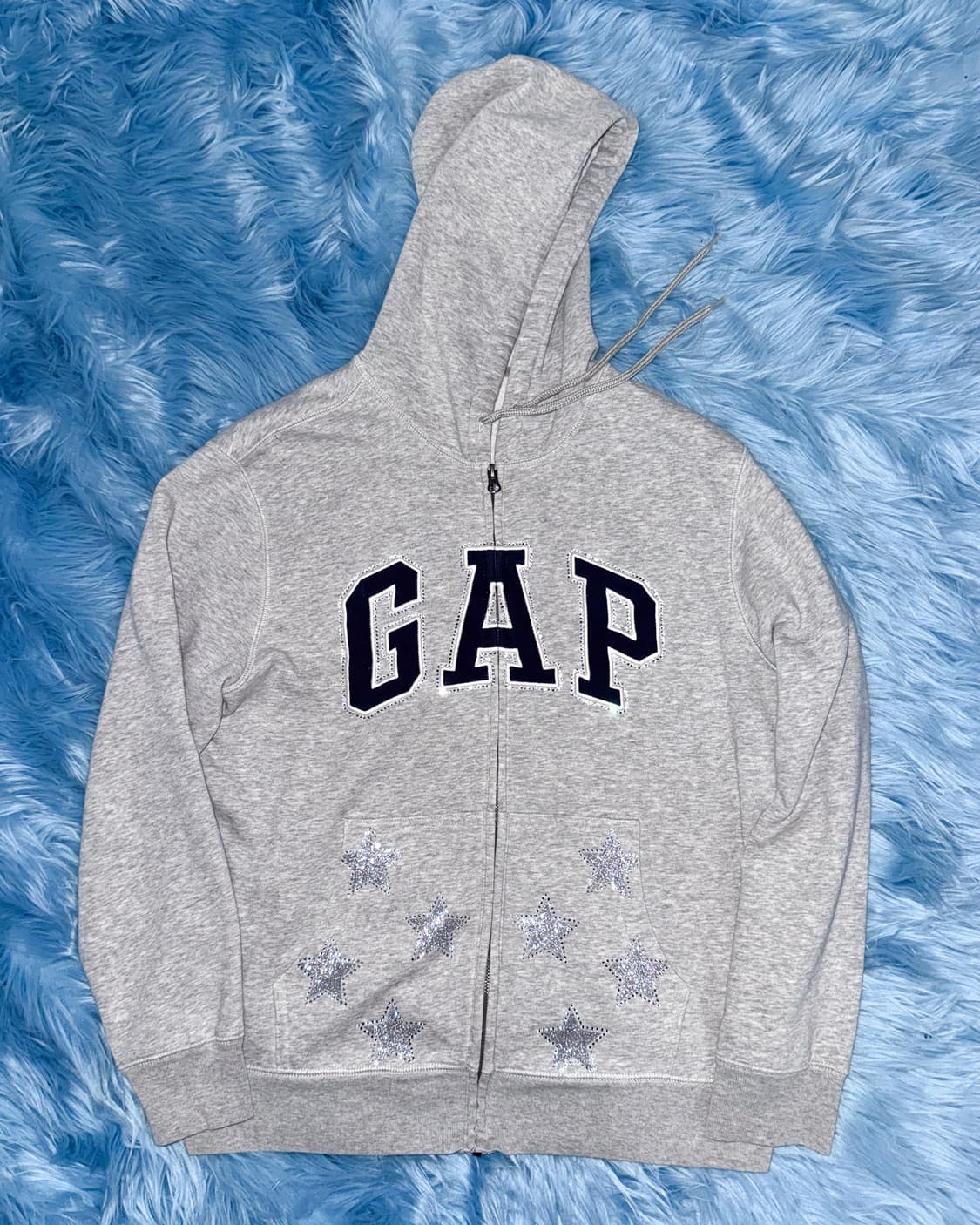 GAP 큐빅 커스텀 후드집업 상품이미지1