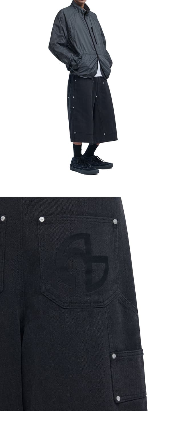 노메뉴얼 블랙 버뮤다팬츠 상품이미지3