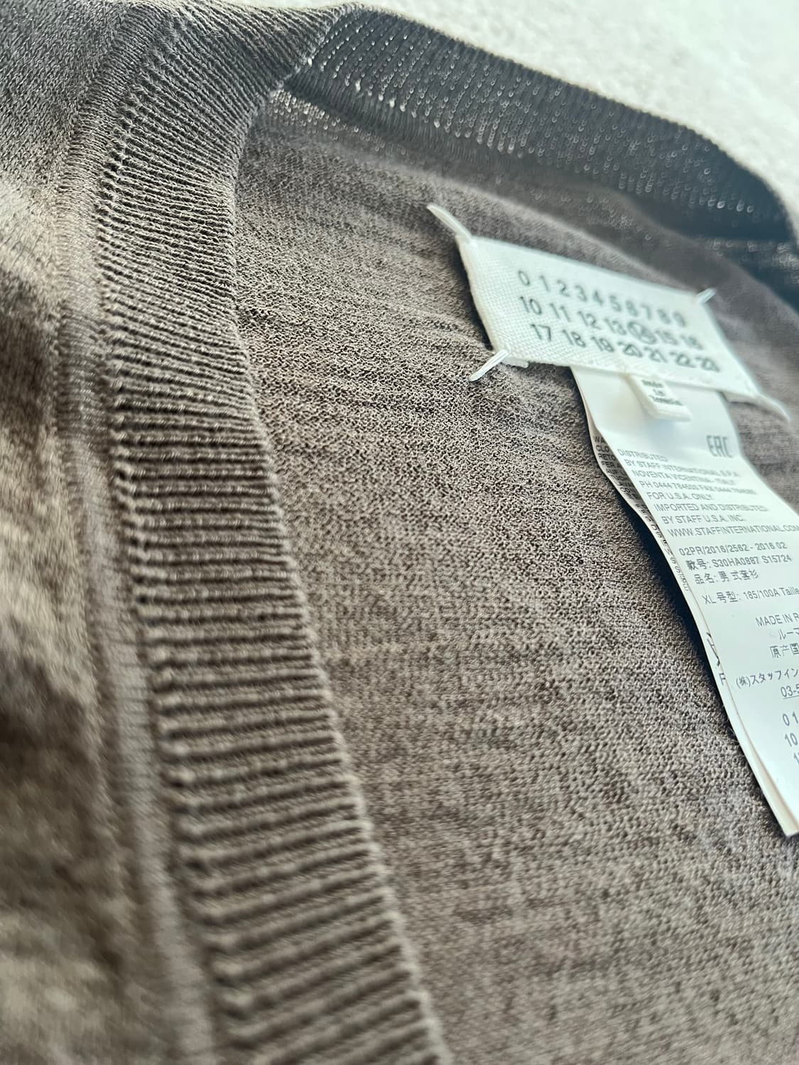 MARGIELA 14 LANA WOOL CARDIGAN KNIT 상품이미지2