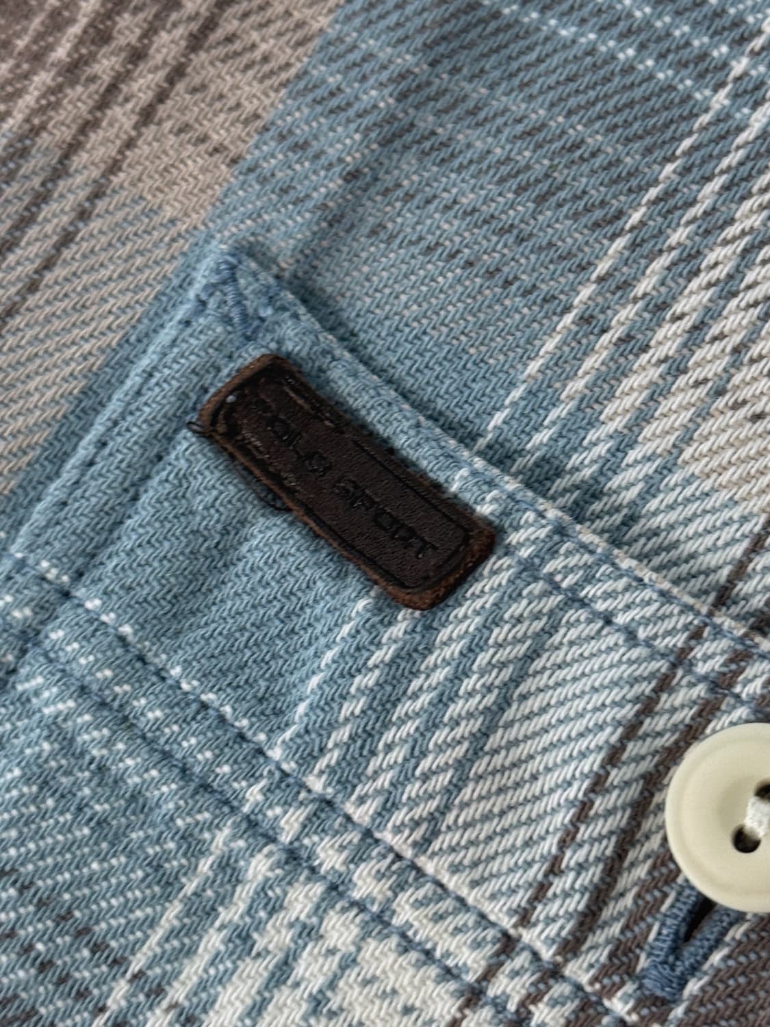 폴로스포츠 90‘s 오버사이즈 스포츠맨 울 체크셔츠 상품이미지4